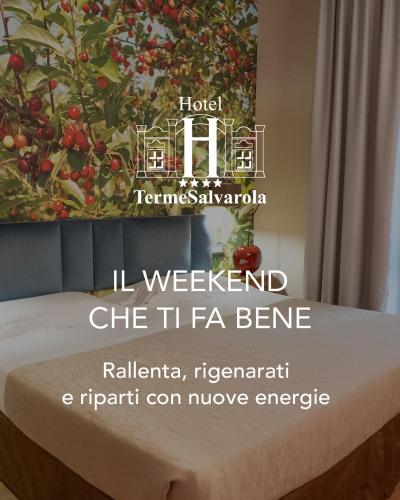 a poster for the hotel il versend che ti fa bene at Hotel Terme Salvarola in Sassuolo