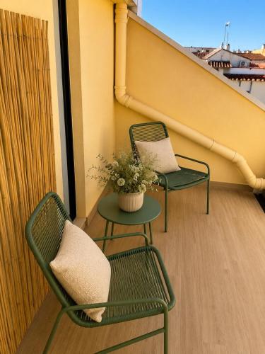 Atico con terraza en la Puerta del Sol