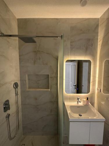 Kupatilo u objektu Kaskada Apartments Ulcinj