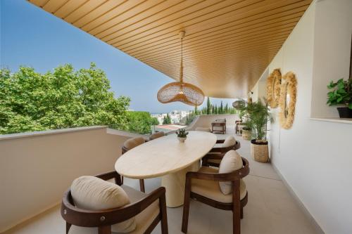 Modern apartment with large terrace and gym