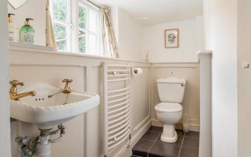 a bathroom with a sink and a toilet at 5 Bed in Hawkshead oc-lr134 in Hawkshead
