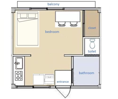 YUYU Stay,1K Apartment,4min to ShinKoiwa Station,Close to Akihabara,Sensoji and Disney