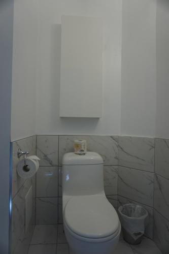 Koupelna v ubytování Hôtel Marie-Rollet