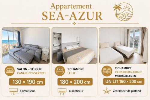 Appartement SEA-Azur panorama Nice Fabron