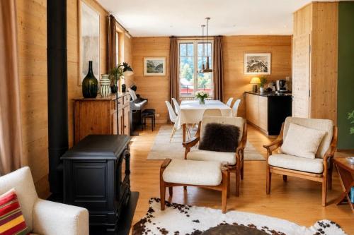 Spacious and bright with balcony & Mont Blanc view