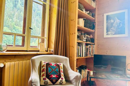 Spacious and bright with balcony & Mont Blanc view