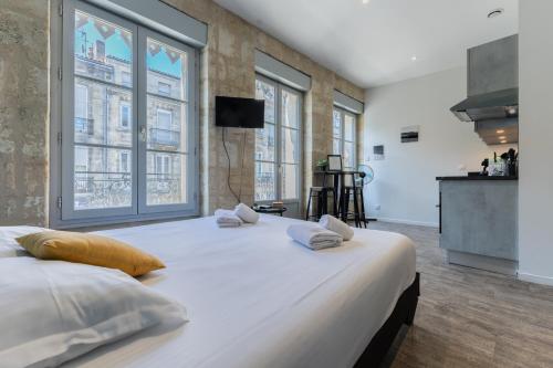Superbe appartement avec climatisation et belle pierre Bordelaise pour 2 personnes