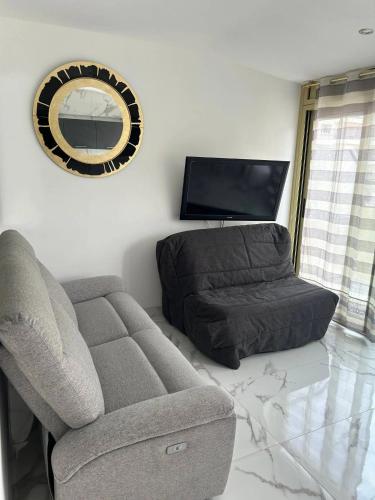Appartement Cannes 34 m², climatisation
