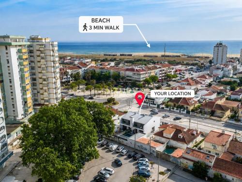 Center Caparica Beach House - Pool - Beach 3min