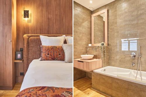 Vonios kambarys apgyvendinimo įstaigoje Le Grand Paris Apartments