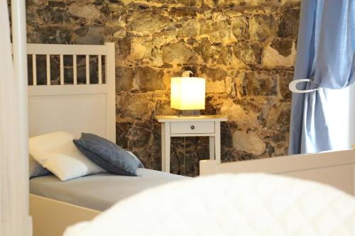 Ein Bett oder Betten in einem Zimmer der Unterkunft Albergo Ristorante Cavaliere