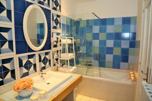 Ein Badezimmer in der Unterkunft Albergo Ristorante Cavaliere