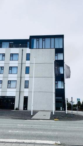 Byggnaden som hotellet ligger i