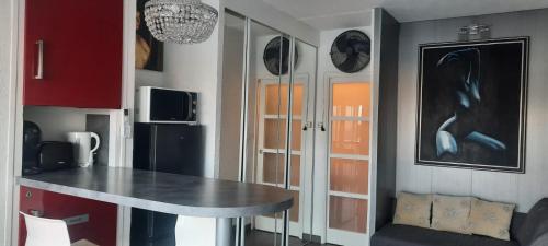 Air-conditioned Crystal Studio with attached garage