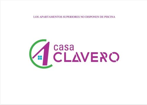 a logo for a clavenro organization at Apartamentos Turísticos Clavero in Almagro