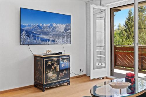 Appartement rénové, grand balcon, 10min des pistes