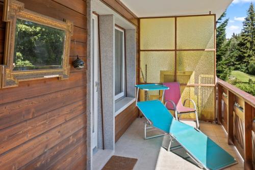 Appartement rénové, grand balcon, 10min des pistes