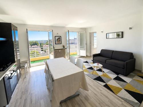 Appartement lumineux avec terrasse et clim pour 6 pers