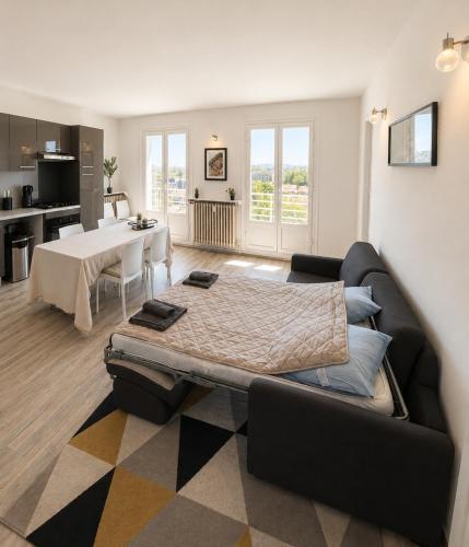 Appartement lumineux avec terrasse et clim pour 6 pers