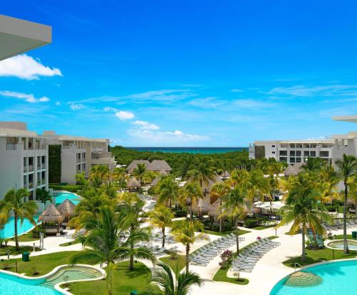 an aerial view of the resort at Paradisus by Meliá Playa del Carmen - Riviera Maya - All Inclusive in Playa del Carmen