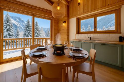 Cosy chalet with views of Mont Blanc