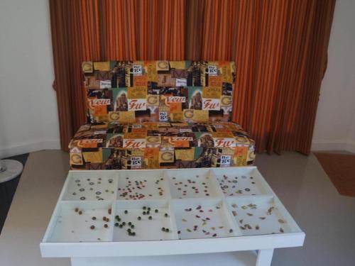 a table with a bunch of bees on it at Fancy Resort in Ban Samran
