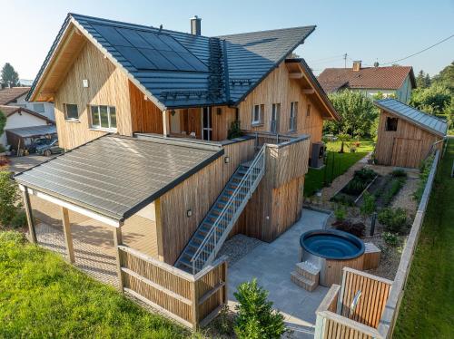 an image of a house with a solar roof at Maison Bellevue in Westendorf