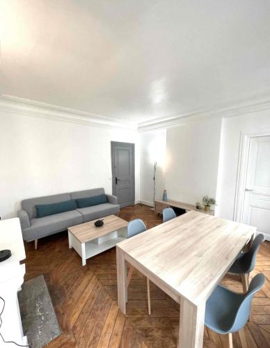 Appartement 3 pièces lumineux près du Père-Lachaise