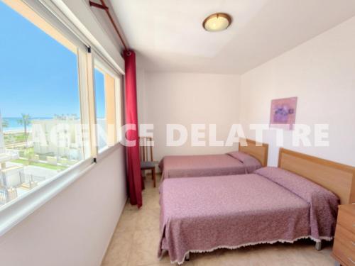 Appartement vue mer, clim et piscine - 6 pers.
