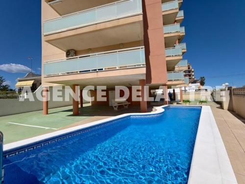 Appartement vue mer, clim et piscine - 6 pers.