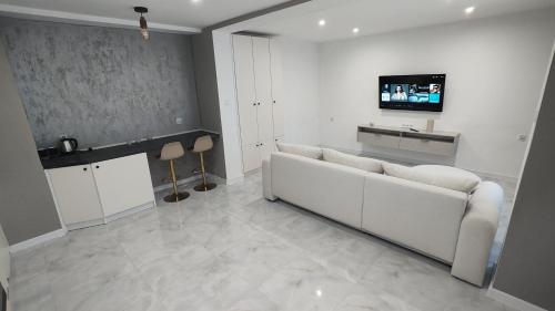 TV a/nebo společenská místnost v ubytování ONE Studio