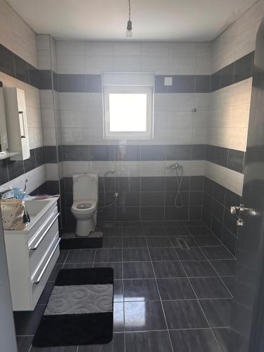 a bathroom with a toilet and a sink at Villa Pazar na dlanu in Novi Pazar