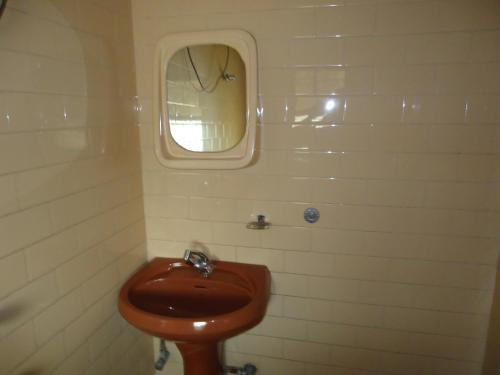 Koupelna v ubytování Hotel Stafi