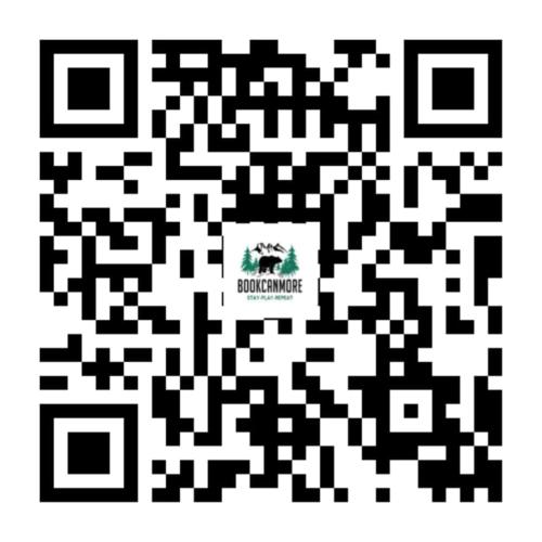 an illustration of a black and white qr code with the word bureaucracy at Mountain View Escape with open hot tub, Views!! in Canmore