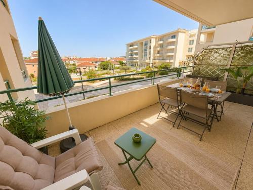 Les Pins Bleus, T2, 4p, AC, PK, Plage et Piscine