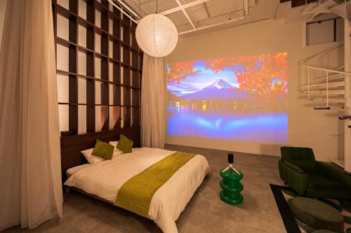 Luxury Huge Bed,渋谷駅徒歩10分,2シャワー,5ベッド,巨大ベッド,防音レコード室