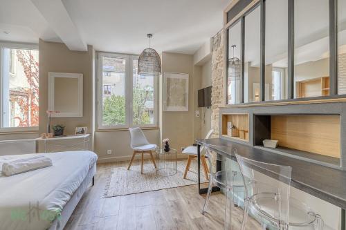 Studio Charme & Confort - Tout équipé, au cœur de Dijon