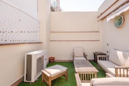 Terraza Privada en Centro Historico Apto Premium 2 hab en el Corazon de Sevilla