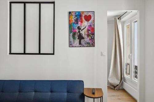 Central and Bright 1BR- Near Parc Monceau