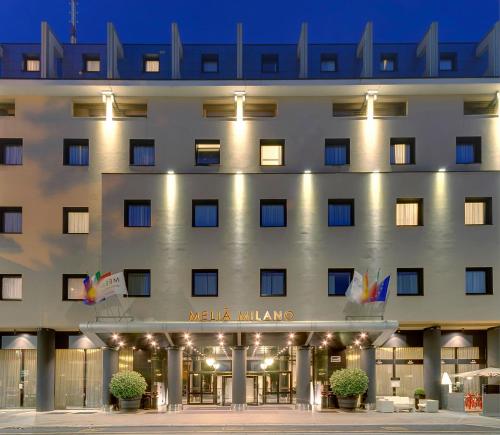 a rendering of the exterior of a hotel at Meliá Milano in Milan