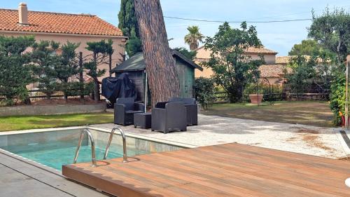 Villa 2 chambres avec piscine privée proche centre ville de Sainte-Maxime - Quartier Semaphore Villa Rico