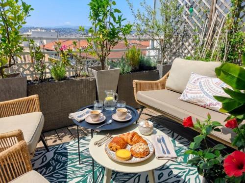 Sun Deck Terrace - Port of Nice with view and air conditioning