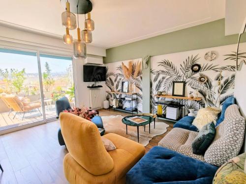 Sun Deck Terrace - Port of Nice with view and air conditioning