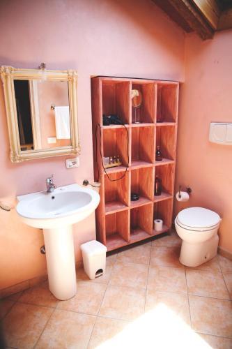Koupelna v ubytování Relais I Castagnoni