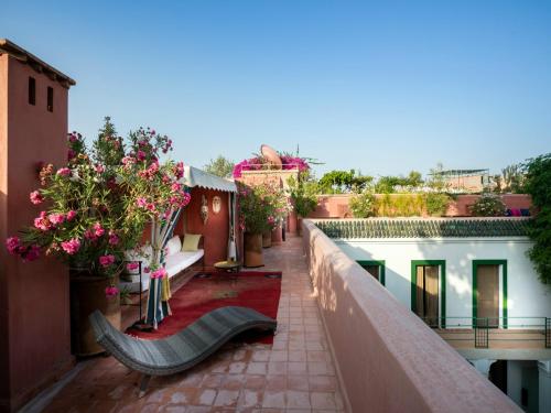 Balkón nebo terasa v ubytování Riad Oasis 3