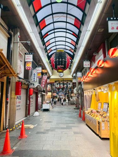 Newly Opened 30 Sec to Kuromon Market Walk to Namba Kuromon 2F