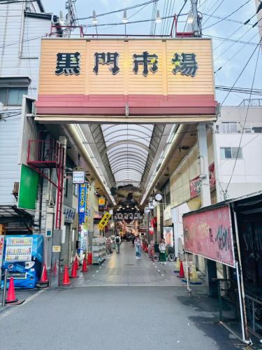 Newly Opened 30 Sec to Kuromon Market Walk to Namba Kuromon 2F