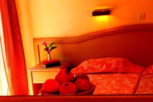 
Ένα ή περισσότερα κρεβάτια σε δωμάτιο στο Primavera Hotel
