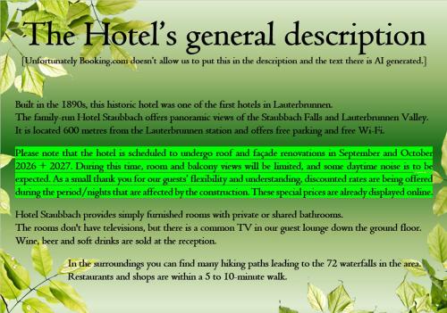 Hotel Staubbach photo 3