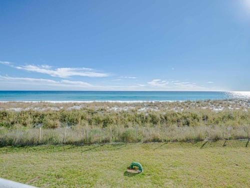 a view of the beach and the ocean at Regency Towers #205 West in Pensacola Beach